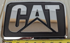 6092157C2 Caterpillar CAT Truck Hood Emblem 8 1/2 x 5 1/2 CT630 Collector NEW picture