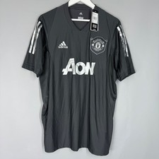 BNWT MANCHESTER UNITED ADIDAS 2019/2020 FOOTBALL JERSEY TRAINING TOP SHIRT picture