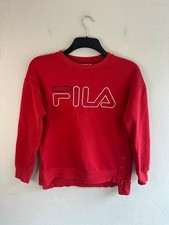 Fila Women’s Red Logo Sweatshirt XXS picture