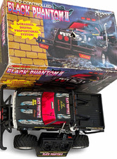 RadioShack Black Phantom II RC Racing Truck w/ Controller & 9.6V Battery AS IS picture