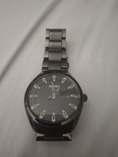SEIKO Recraft SNKN43 Men's Automatic Watch Black Ion PVD Steel Day/Date 7S26... picture