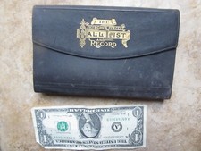 Rare Identified Antique Doctor's Call Record Book, c1924, Nurse, Medicine, Hills picture