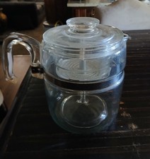 Vintage PYREX 9 Cup Glass CoffeeMaker  picture