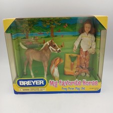 BREYER MY FAVORITE HORSE PONY PICNIC PLAY SET #1387 2010 ( NEW IN BOX) picture