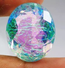 Monarch Fire Opal Doublet Certified 55.01 + Ct Natural Oval Cut  Loose Gemstone picture