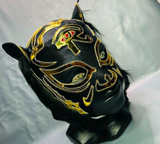 Black Tiger Mask Wrestling Semi Professional Mask Lucha Libre Mascara Luchador  picture