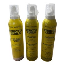 3 Pack Marc Anthony Strictly Curls Curl Enhancing Styling Foam 10 oz New picture