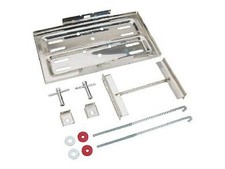 JEGS Stainless Steel Battery Tray Kit for Group 24, 27 and 74 Batteries [7 in. picture