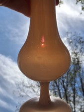 Antique French Pink Opaline Glass Vase  picture