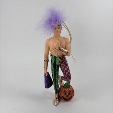 December Diamonds Jack O'Lantern Trick Halloween Ornament 2006-Rare picture