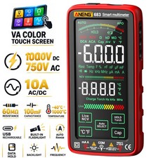 ANENG 683 USB Digital Multimeter TRMS 6000 Counts 1000V 10A NCV Touch Screen US picture