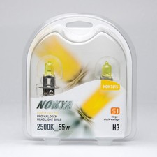 Nokya 2500K Yellow H3 Nok7615 55W Two Bulbs Head Light Low Beam Replacement Lamp picture