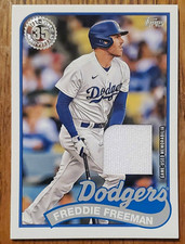 Topps 2024 Series 2 1989 Relics Freddie Freeman Dodgers. Creases By Relic Window picture