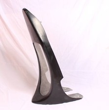 Custom Raked Chin Spoiler Radiator cover Fits Honda Fury All years Black Nices picture