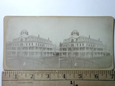 Massasoit House Spencer MA Stereoview Antique c1870 Massachusetts Hotel picture
