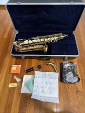 Conn Alto Saxophone Gold Eb with Original Hard Case and More picture