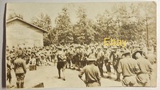 WWI Photograph Fort Bliss TX War Real Military Army Infantry Going To France picture
