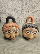 2 Vintage Tonala Painted Head Banks picture