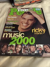 Teen people magazine double issue September 1999 Ricky Martin cover/ 98° cover picture