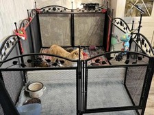 BingoPaw Dog Whelping Pen Box Large Heavy Duty Indoor Fence with Fertility Mat picture