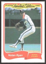 1985 Fleer Limited Edition #30 Nolan Ryan Houston Astros picture