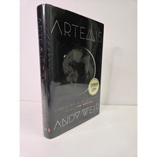 Artemis by Andy Weir *Signed 1st Ed/1st* Author of Project Hail Mary The Martian picture