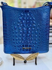 💙💙 Brahmin COBALT POTION KATIE Leather Crossbody NWOT GORGEOUS picture