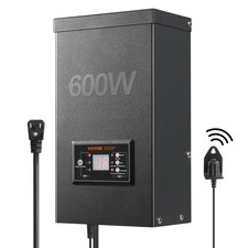 600W Low Voltage Landscape Transformer with Timer and Photocell Sensor picture
