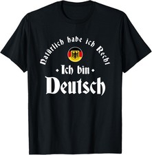 Ich bin Deutsch - Funny Germany Roots German Heritage T-Shirt picture