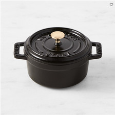 Staub Enameled Cast Iron Mini Cocotte 0.25 Qt Small Dutch Oven Pot picture