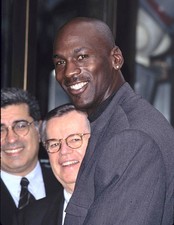 Terry Semel Bob Daly & Michael Jordan Warner Bros Ribbon Cutting f- Old Photo picture