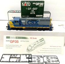 HO SCALE KATO CSXT EMDGP35 PHASE 1a DIESEL LOCOMOTIVE #4420 w/DB #37-027 USED picture