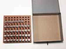 Vintage Starrett WW 8mm Collets - 43 Pieces, Fit Unimat Watchmaker Spindle picture