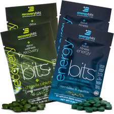 Energybits/Recoverybits - Organic Spirulina & Chlorella Tablets - Single Serving picture