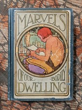 1915 Marvels Of Our Bodily Dwelling Allen - Scarce Antique Anatomy Illustrated picture