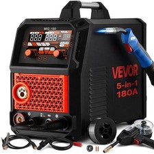 VEVOR 180Amps MIG Welder, 5-in-1 Multi-Functional Synergic Welding Machine picture