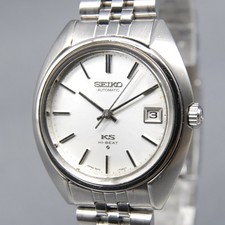 Overhauled [N MINT] Vintage KING SEIKO 5625-7080 HI-BEAT KS 36mm AT Men's Watch picture