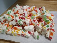 1 Pound Hand Crafted Old Fashion Jelly Nougat Candy Fresh Made Individually Wrap picture