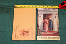 NOS AMAZING 1933 SHERWIN WILLIAMS PAINTS HOME DECORATOR BOOK UNUSED W/ENVELOPE picture