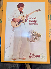 Rare Vintage Gibson Solid Body Guitar Dealer Catalog Booklet 1978 - Santana picture
