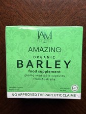 IAM Amazing Pure Organic Barley Capsule 100 Capsules 1 Box EXP. 2027 picture