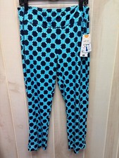 Lulu B ankle pants Spx1521 upf50 nylon spandex blue rope print navy picture