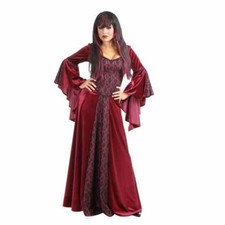 Bellatrix Gothic Vampire Sorceress Fancy Dress Up Halloween Sexy Adult Costume picture