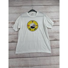 Vintage MJ Soffe T-Shirt Mens XL White 1984 Los Angeles Olympics Ship Graphic picture