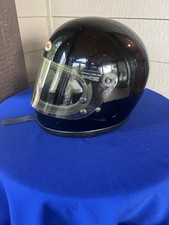 Vintage 70's Bell Star II Motorcycle Helmet 7 1/2 60cm w Visor Large Size Nice  picture