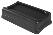 Rubbermaid Swing Top Trash Can Lid Black Slim Jim Recycling Easy Access picture