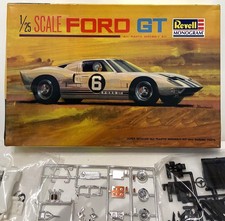 Revell /Monogram 1965 Ford GT Model Kit #565 Open Box, Sealed Packs picture