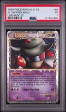 2010 POKEMON HEARTGOLD & SOULSILVER UNDAUNTED #85 SLOWKING-HOLO PSA 1 picture