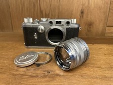 *Rare Almost Mint* Konishiroku Konica Hexanon 50mm F/1.9 Lens L39 LTM & Leotax F picture