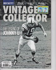 Beckett Vintage Collector Price Guide October/November 2026 Johnny Unitas Cover picture